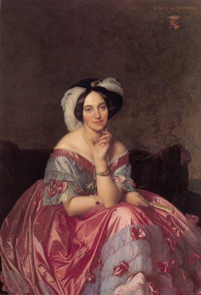Ritratto della Baronessa James de Rothschild da Jean Auguste Dominique Ingres